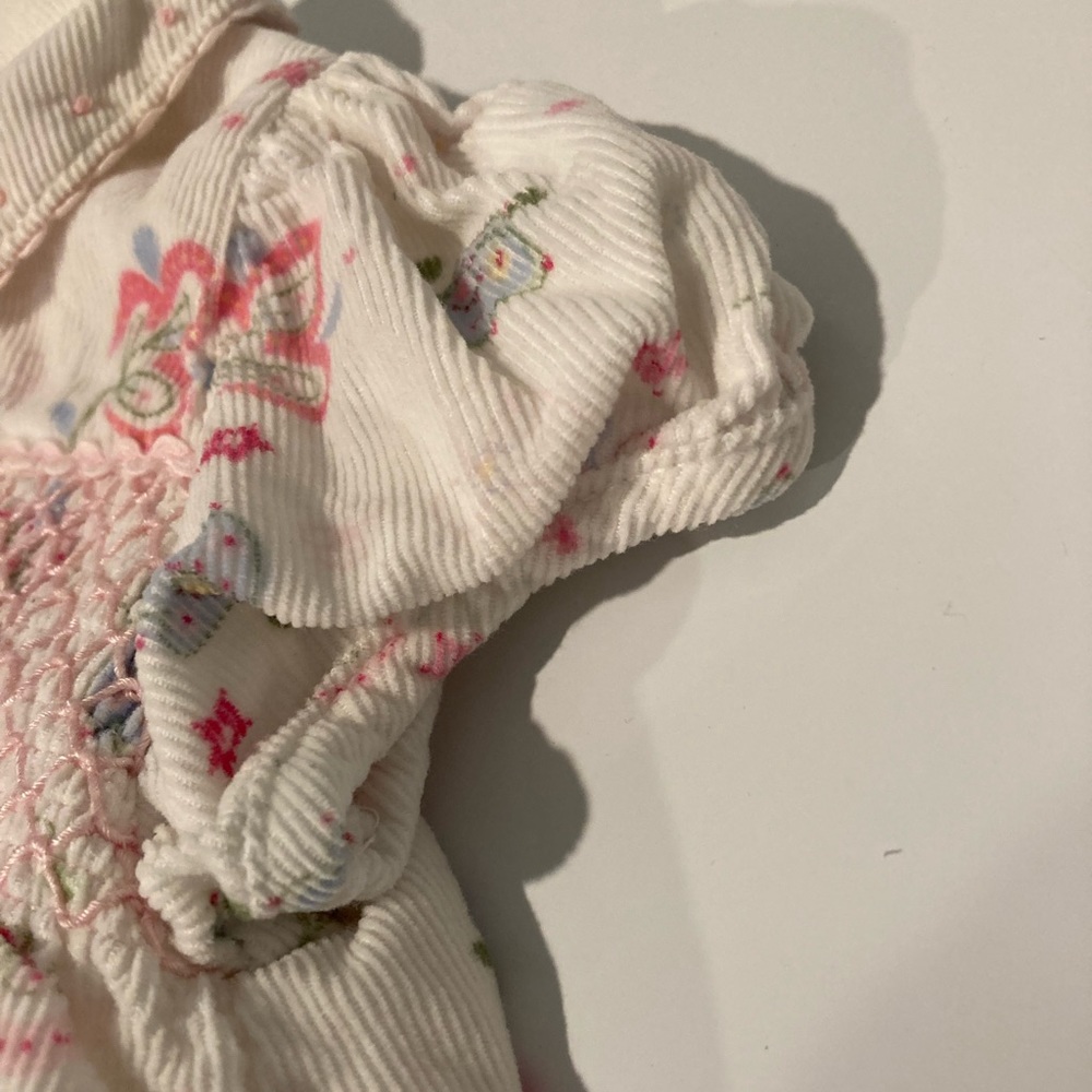 Laura Ashley Corduroy Floral Dress - Picture 4 of 10